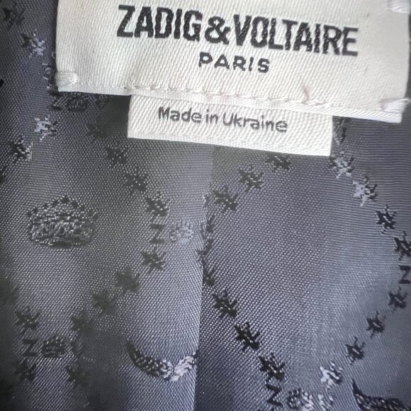 Zadig & Voltaire Blazer with bling accents Size M - Picture 2 of 5